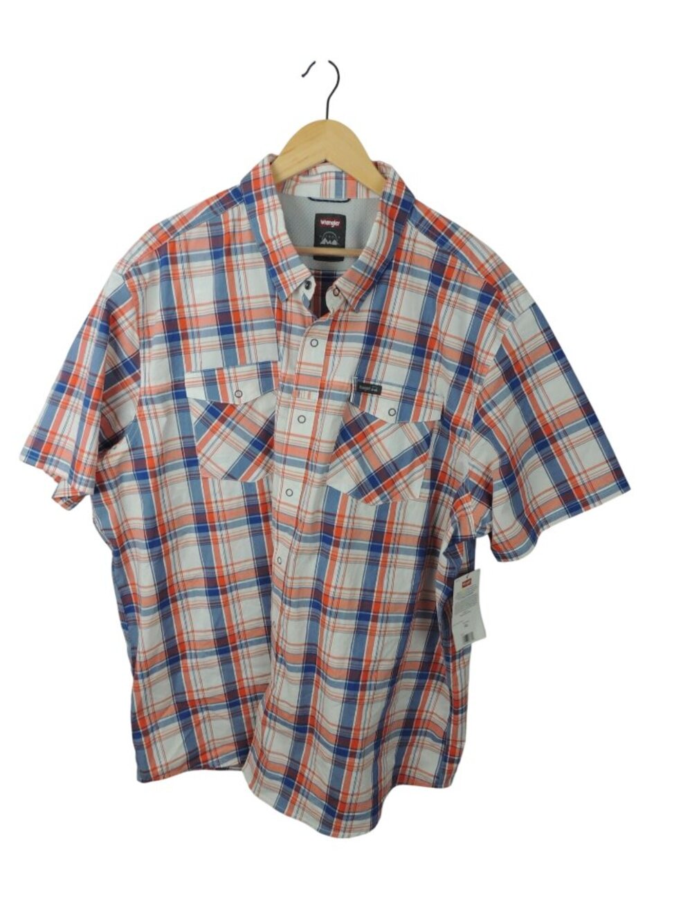 Wrangler Outdoor Mens Plaid Snap Shirt size 3X NWT